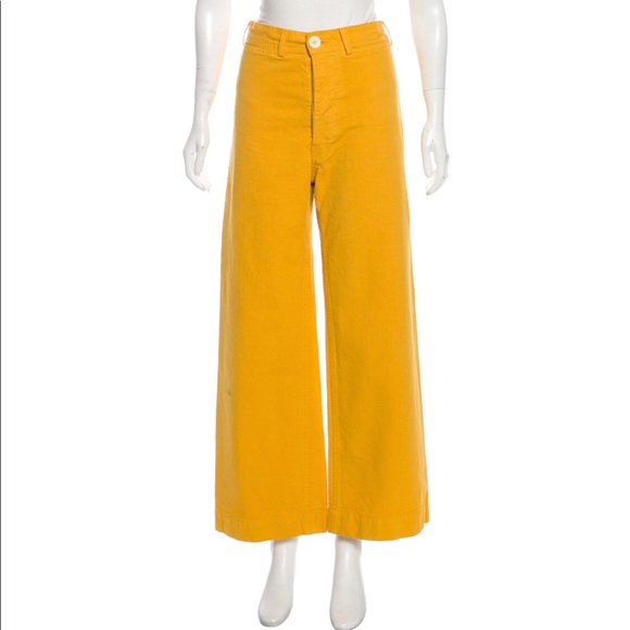 SOLD Jesse Kamm Yellow Sailor Pants - Picture 2 of 8